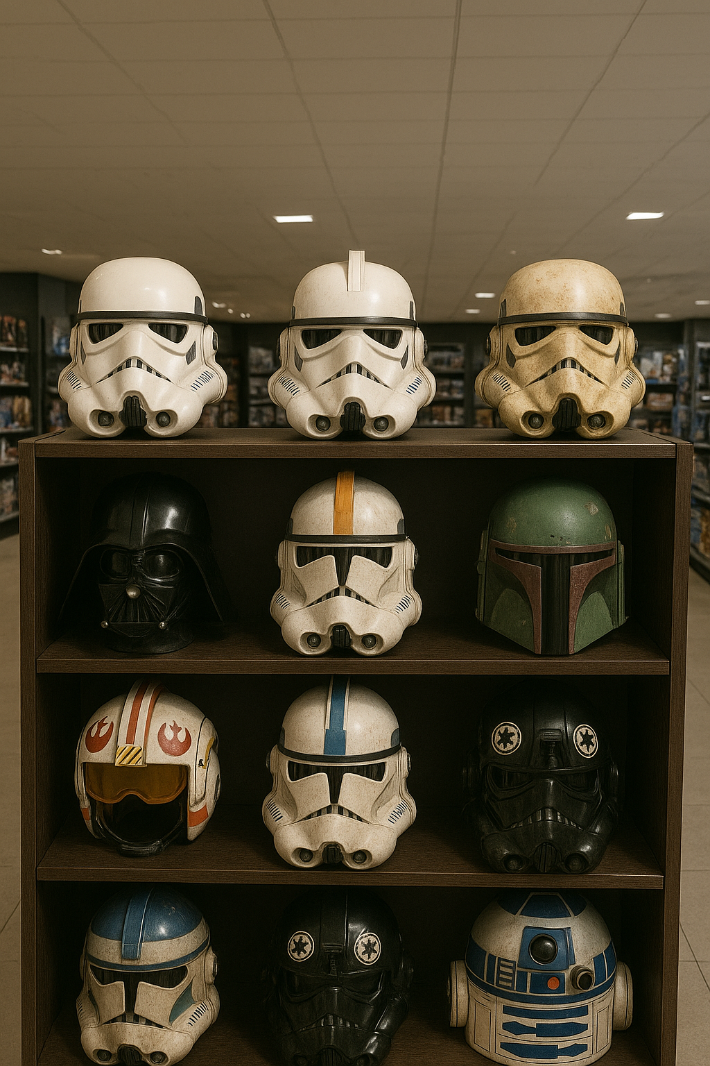 Hand-Painted Star Wars Helmets for True Fans: Museum-Grade Replicas with Eco-Friendly Paint