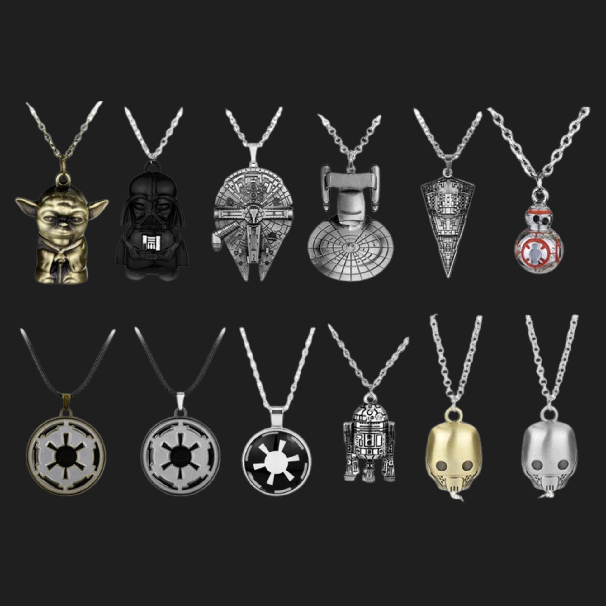 Star Wars Collectible Pendant Necklace Collection-2