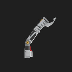 MOC- Space Wars Dooku Lightsaber Hilt Building Set-1