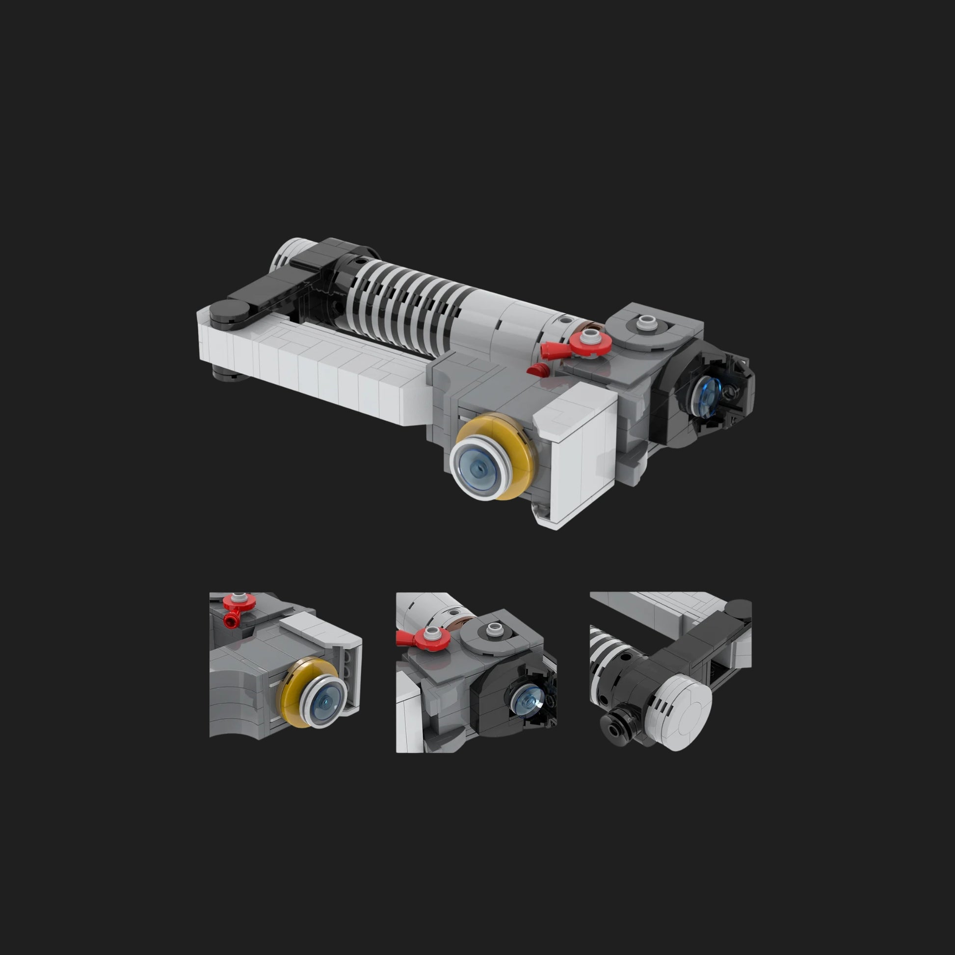 MOC- Set Ezra Bridger's Lightsaber Brick Playset Featuring-2