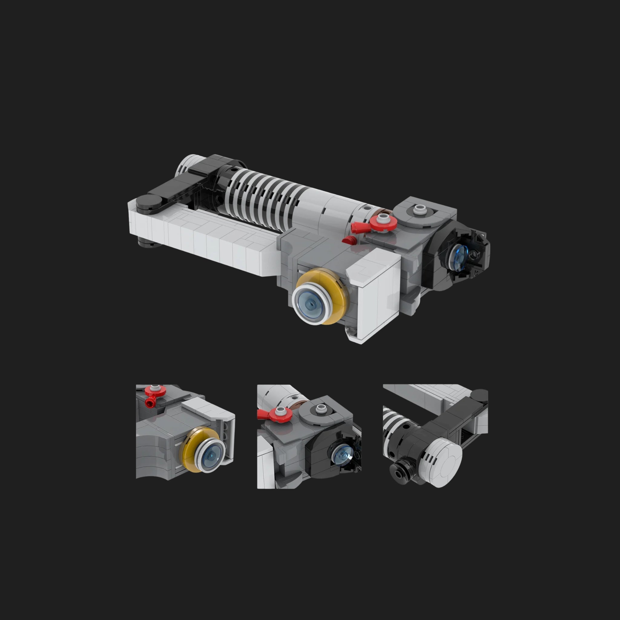 MOC- Set Ezra Bridger's Lightsaber Brick Playset Featuring