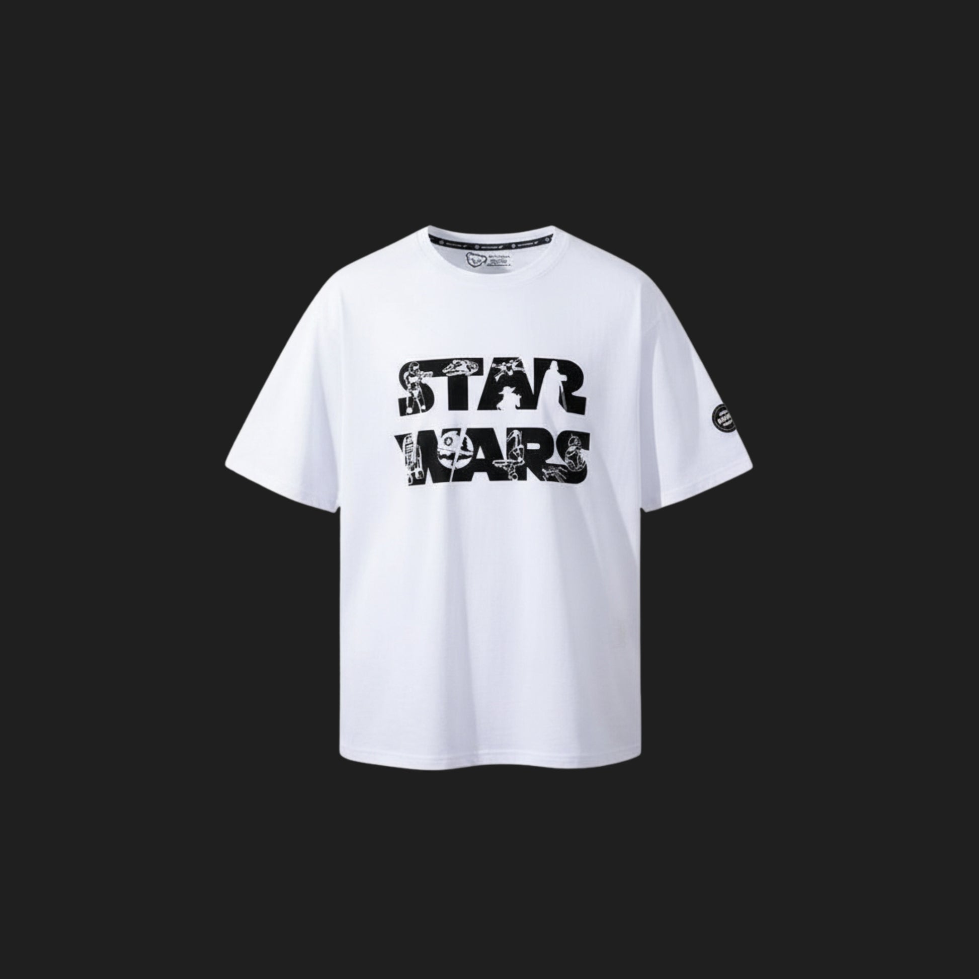 Star Wars–Inspired White T-Shirt-1