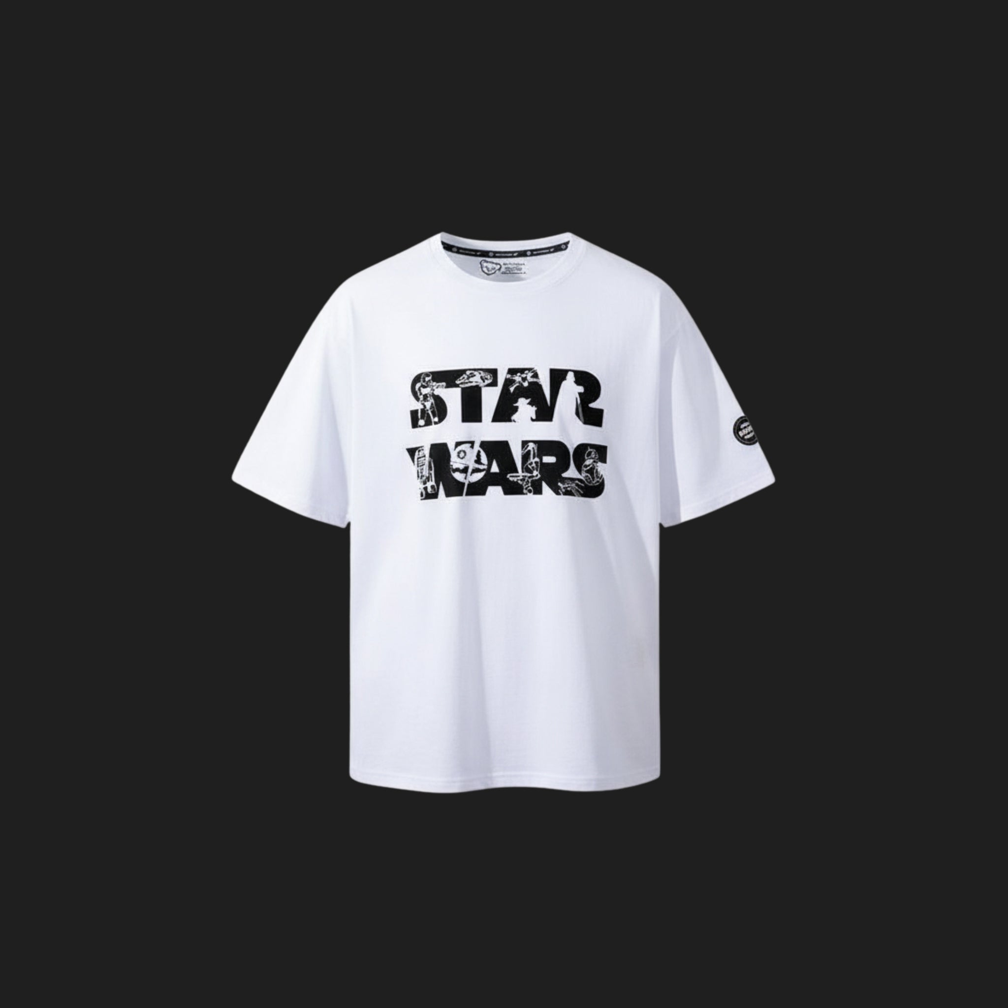 Star Wars–Inspired White T-Shirt