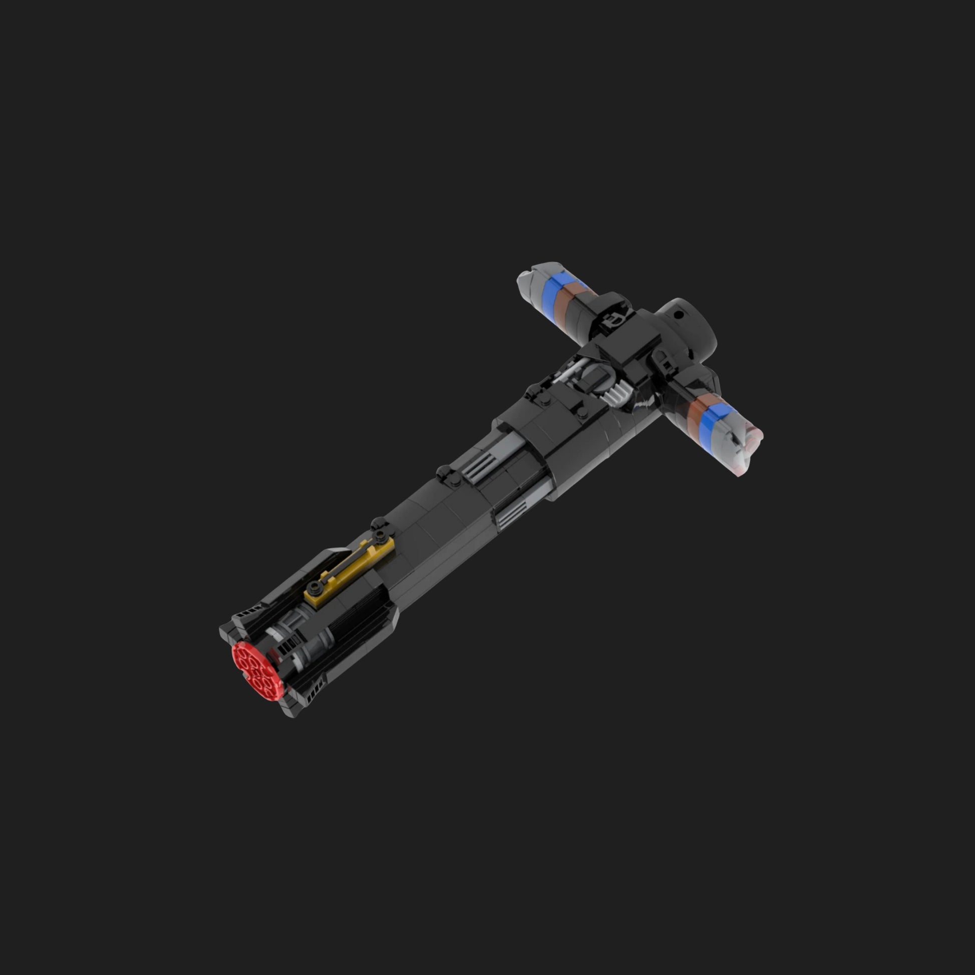 MOC -Star Wars Kylo Ren Lightsaber Hilt Building Set-1