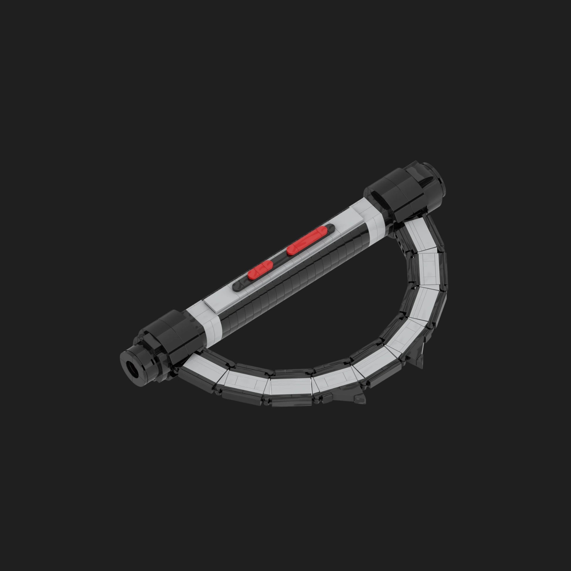 MOC-Space Wars Third Sister Reva Lightsaber Hilt Building Set-1