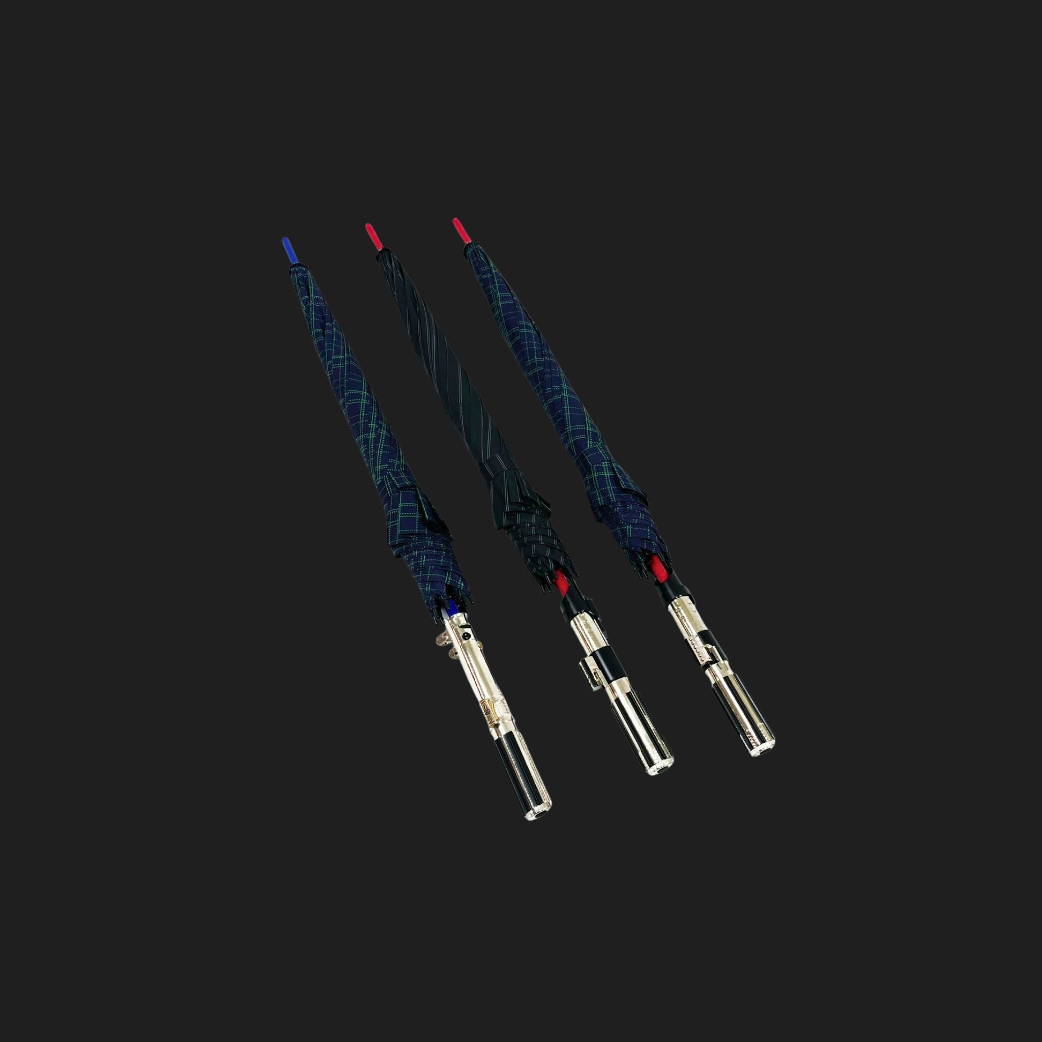 Lightsaber Hilt Umbrella - Darth Vader & Skywalker Styles - Windproof Star Wars Gear