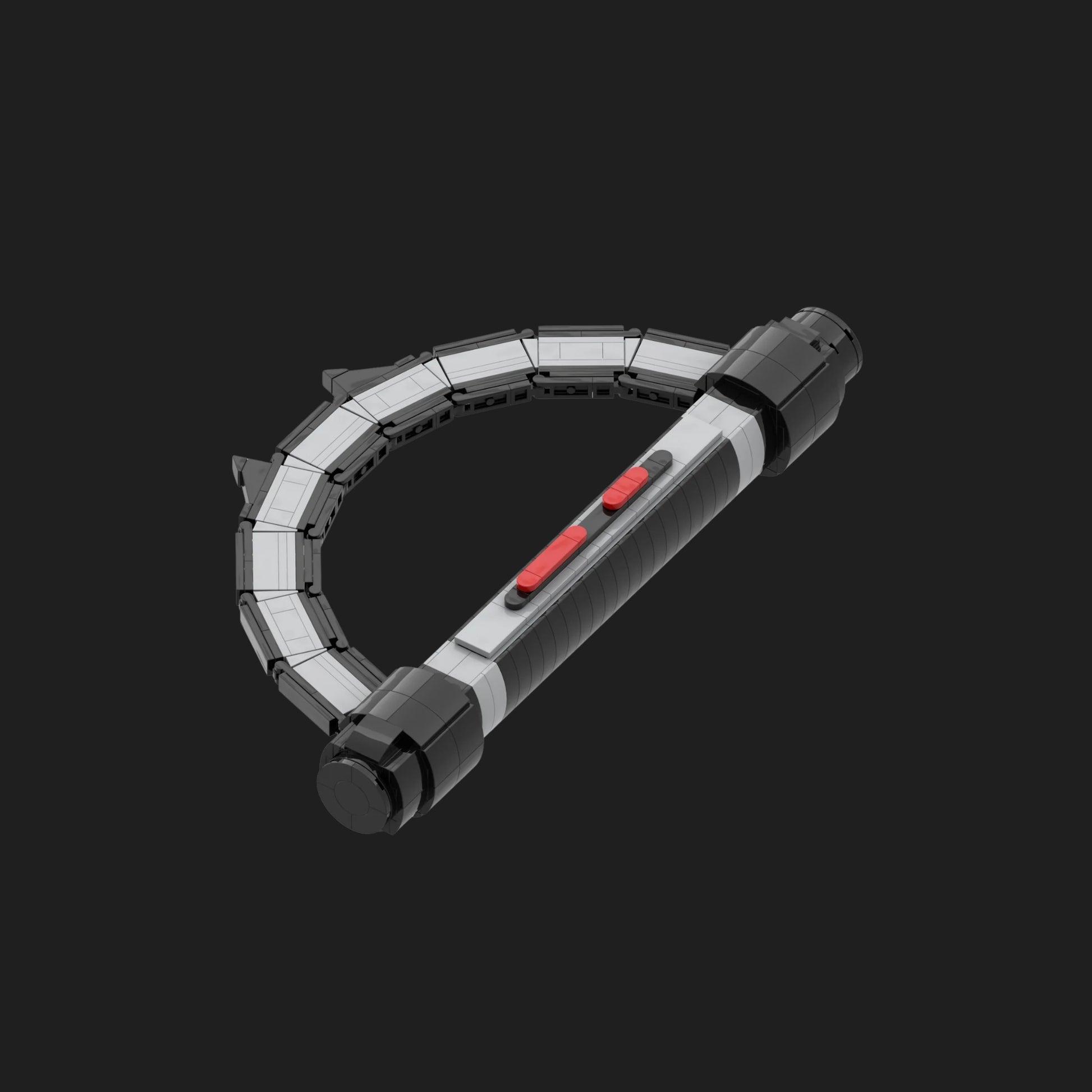 MOC-Space Wars Third Sister Reva Lightsaber Hilt Building Set-2