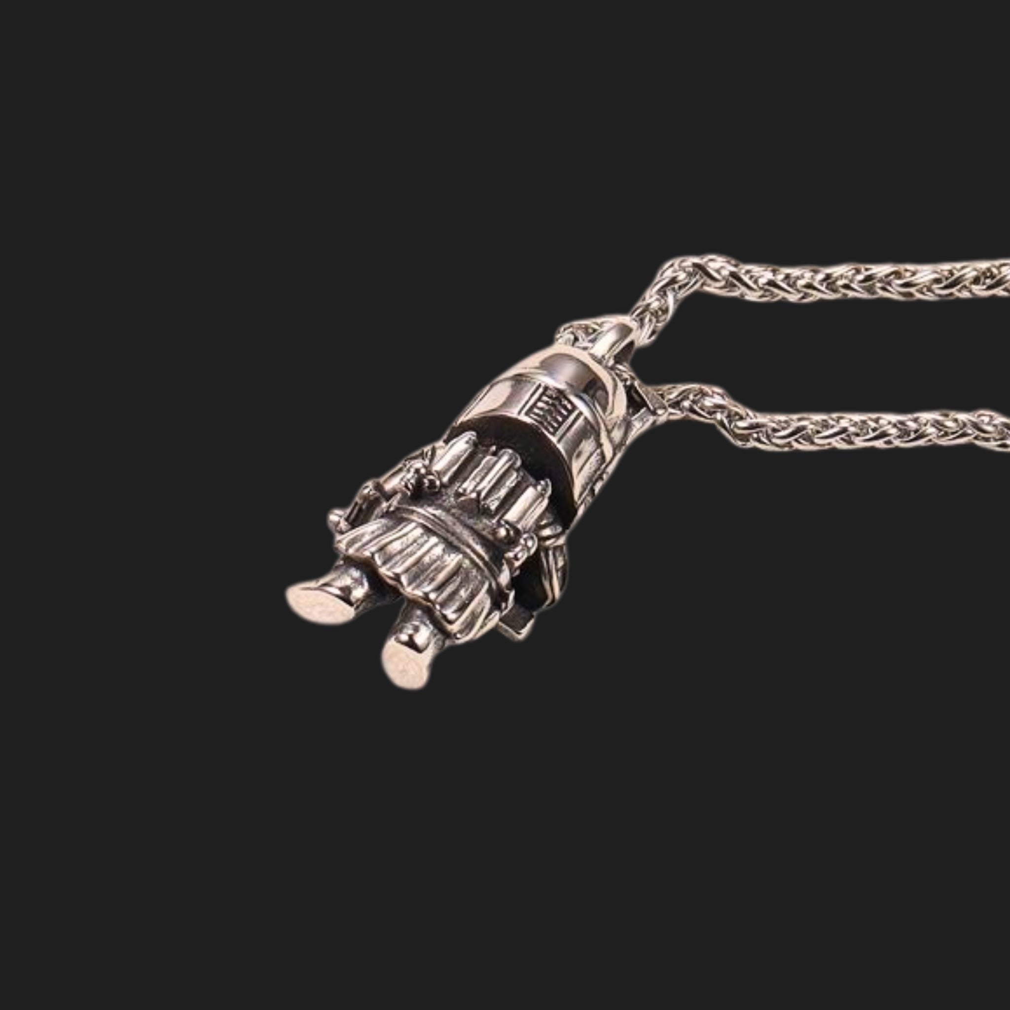 Star Wars Mandalorian Figure Pendant Necklace