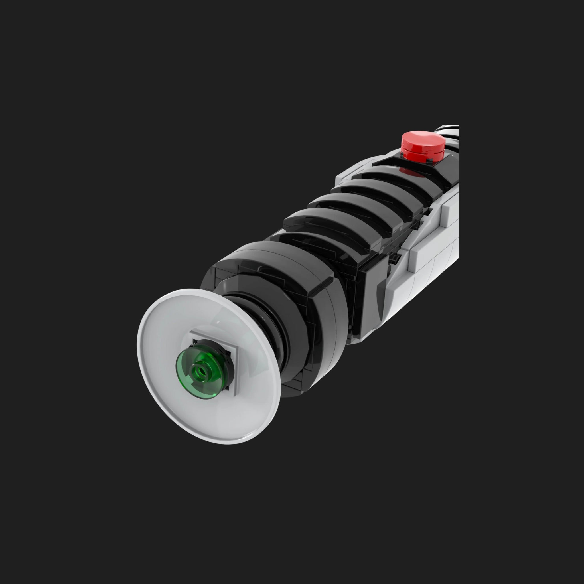 MOC - Space Wars Qui Gon Jinn Lightsaber Hilt Building Set-3