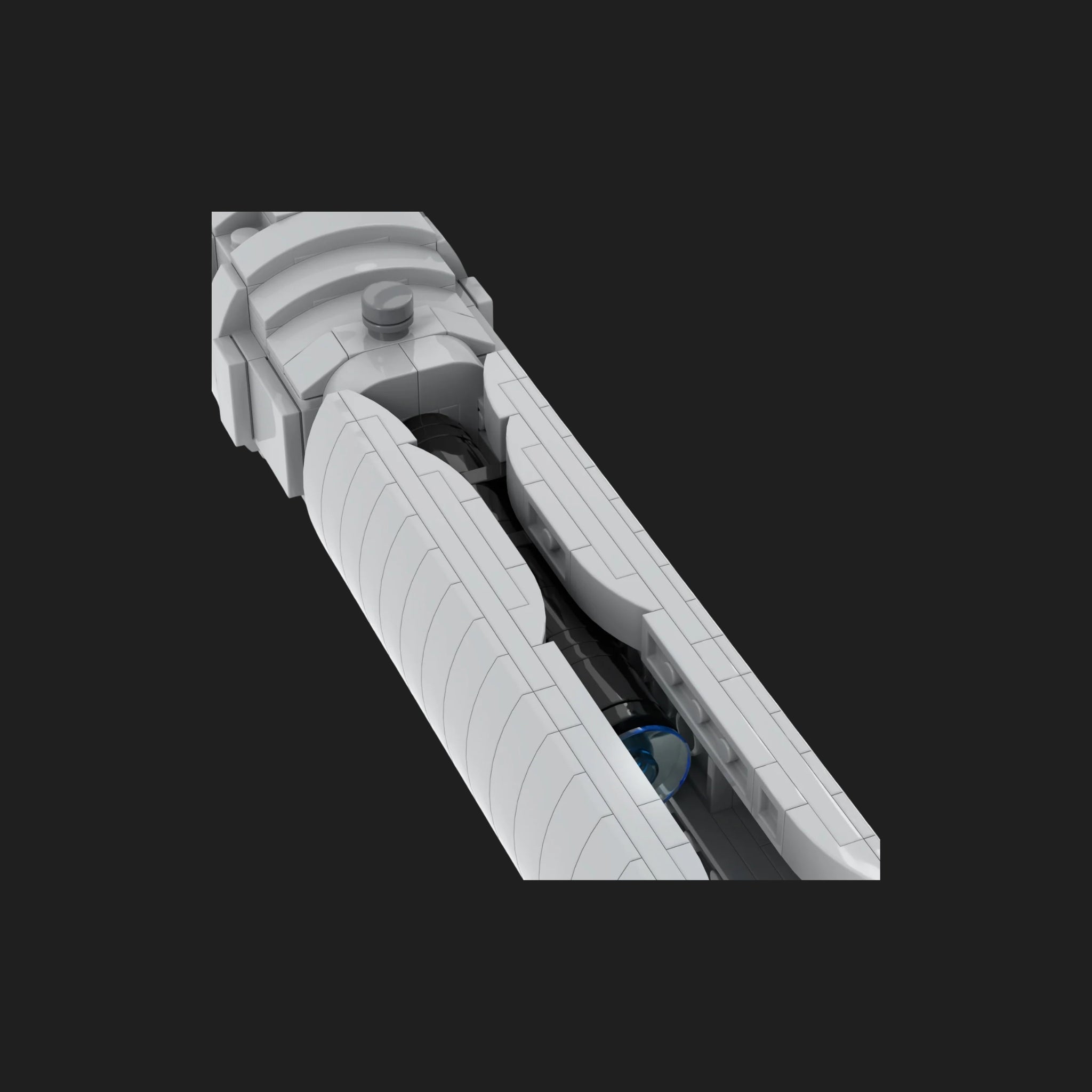 MOC Space Wars Cal Kestis Lightsaber Hilt Building Set-3