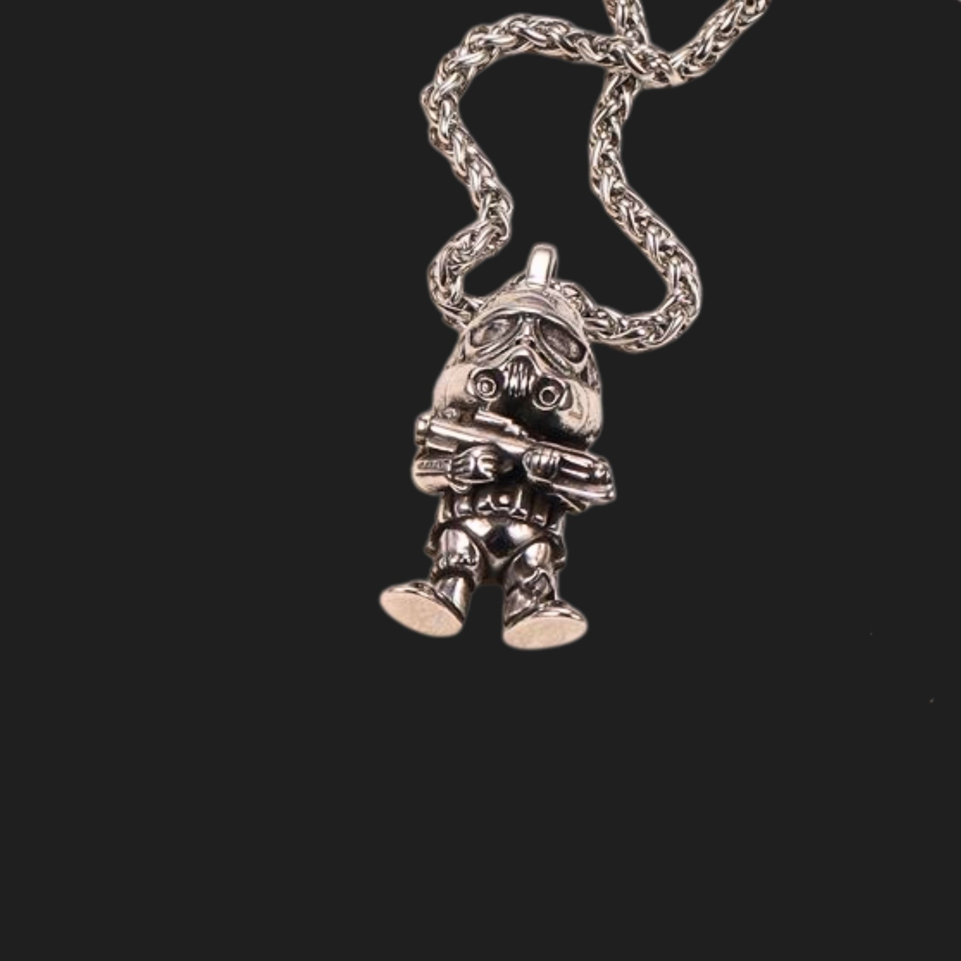 Star Wars Stormtrooper Figure Pendant Necklace-3