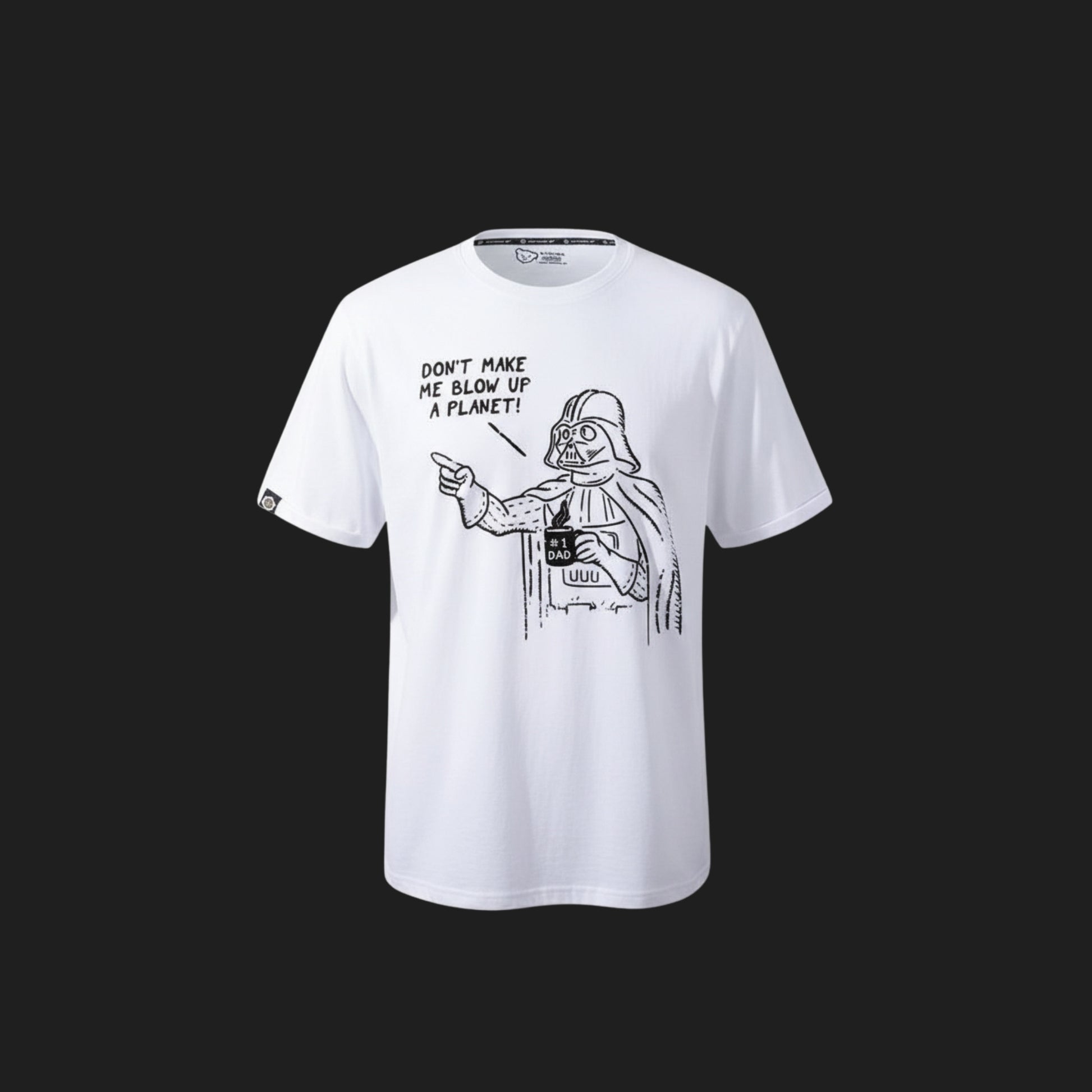 Star Wars–Inspired White T-Shirt-4