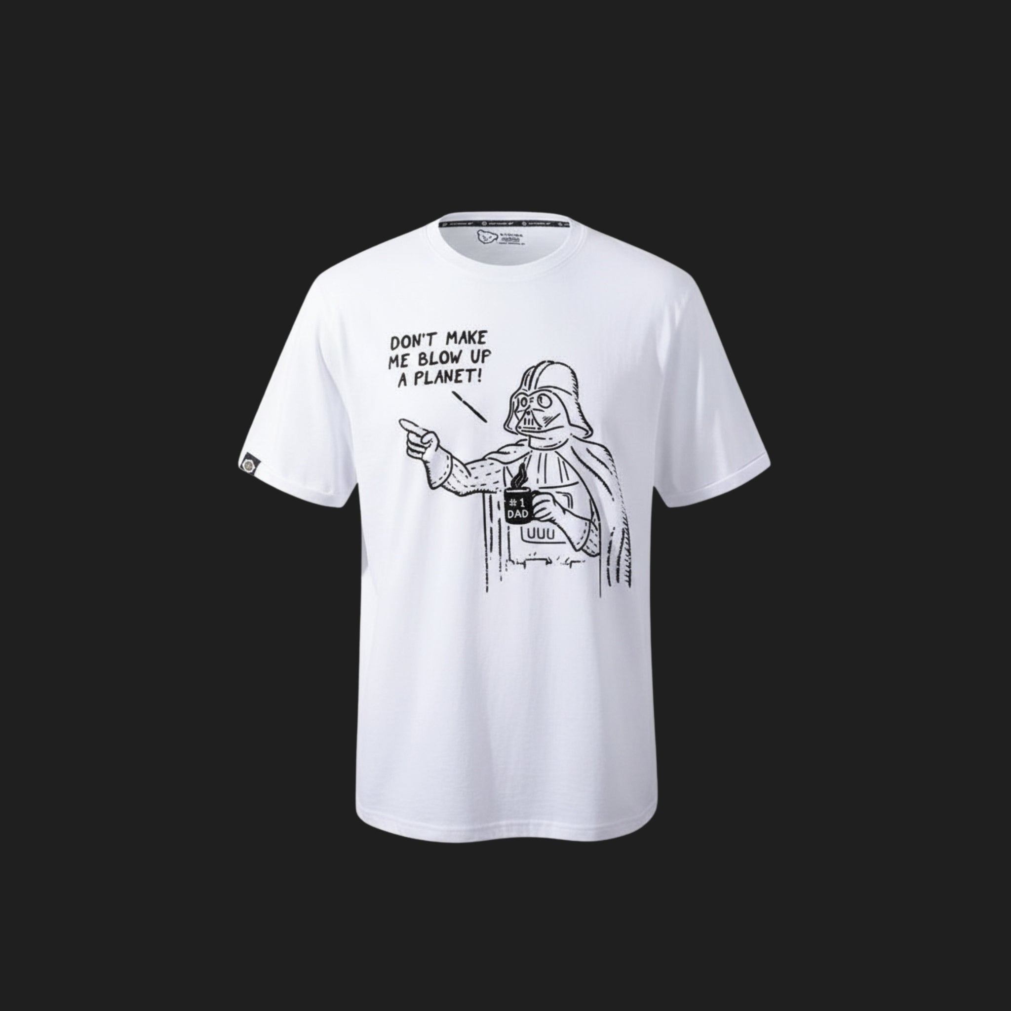 Star Wars–Inspired White T-Shirt-4