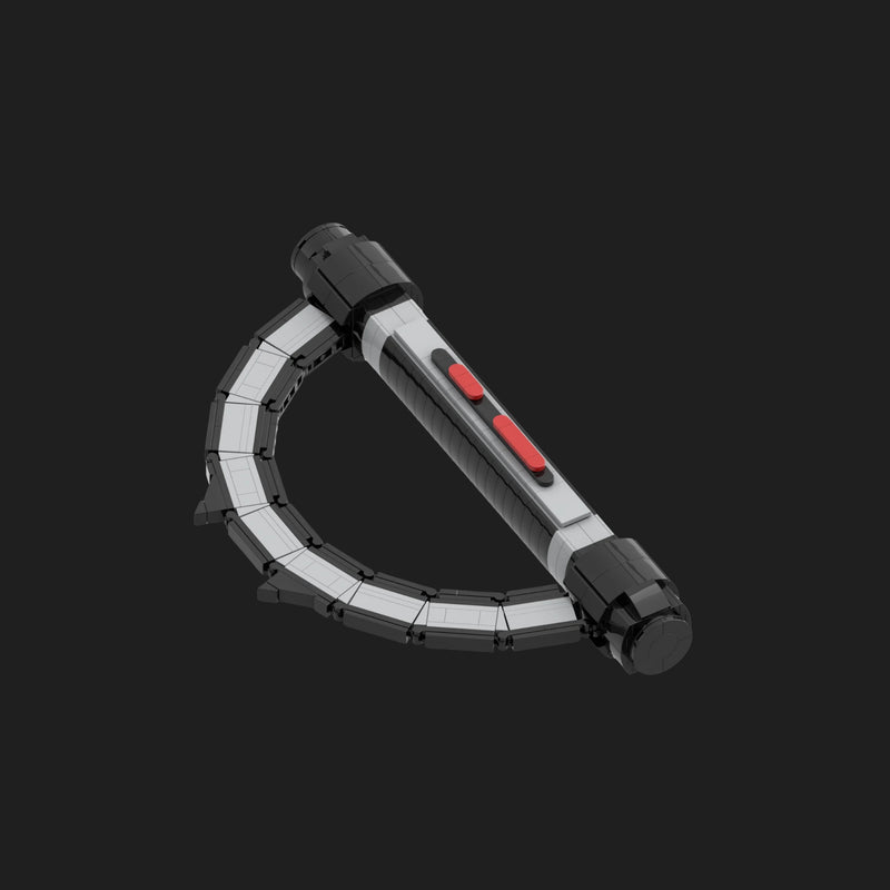 MOC-Space Wars Third Sister Reva Lightsaber Hilt Building Set-4