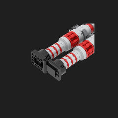 MOC - Space Wars Rey Skywalker Lightsaber Hilt Building Set-4