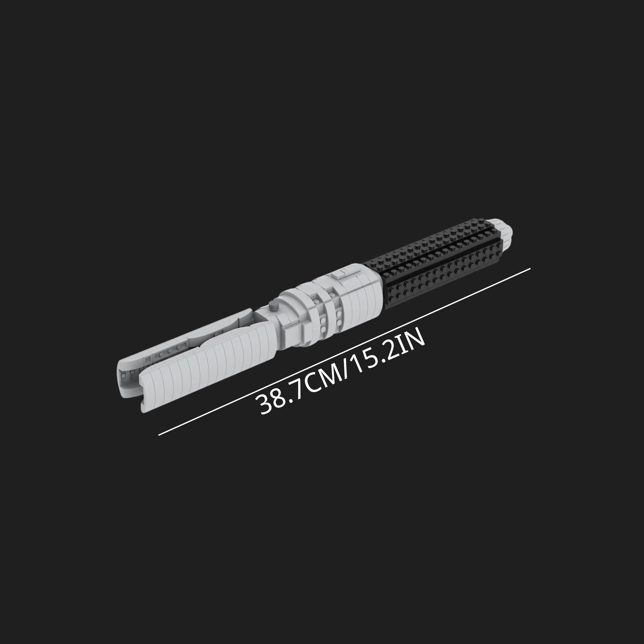 MOC Space Wars Cal Kestis Lightsaber Hilt Building Set-4