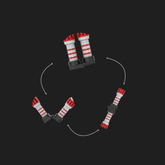 MOC - Space Wars Rey Skywalker Lightsaber Hilt Building Set-5