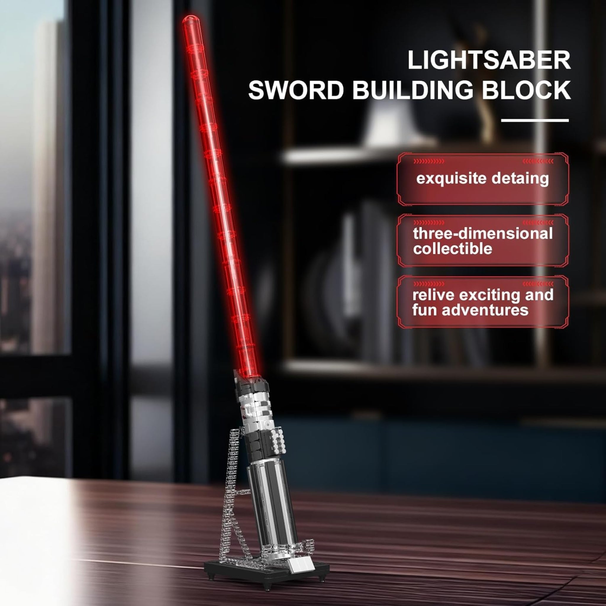 Darth Vader Luminous Lightsaber Block Set-3