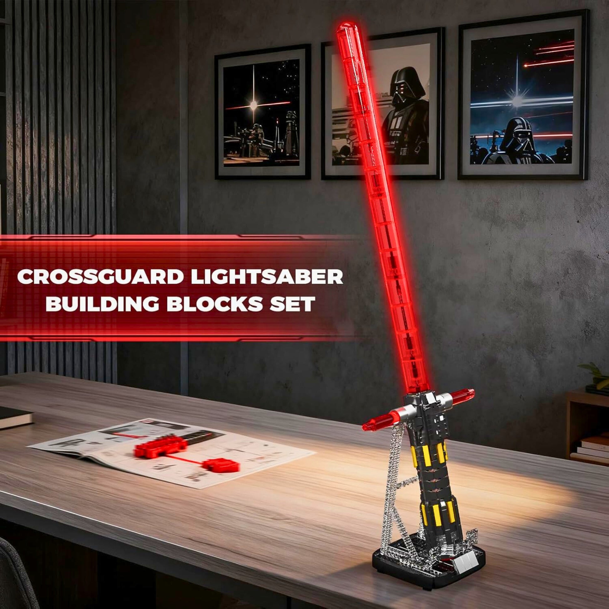 Crossguard Luminous Lightsaber Block Set-3