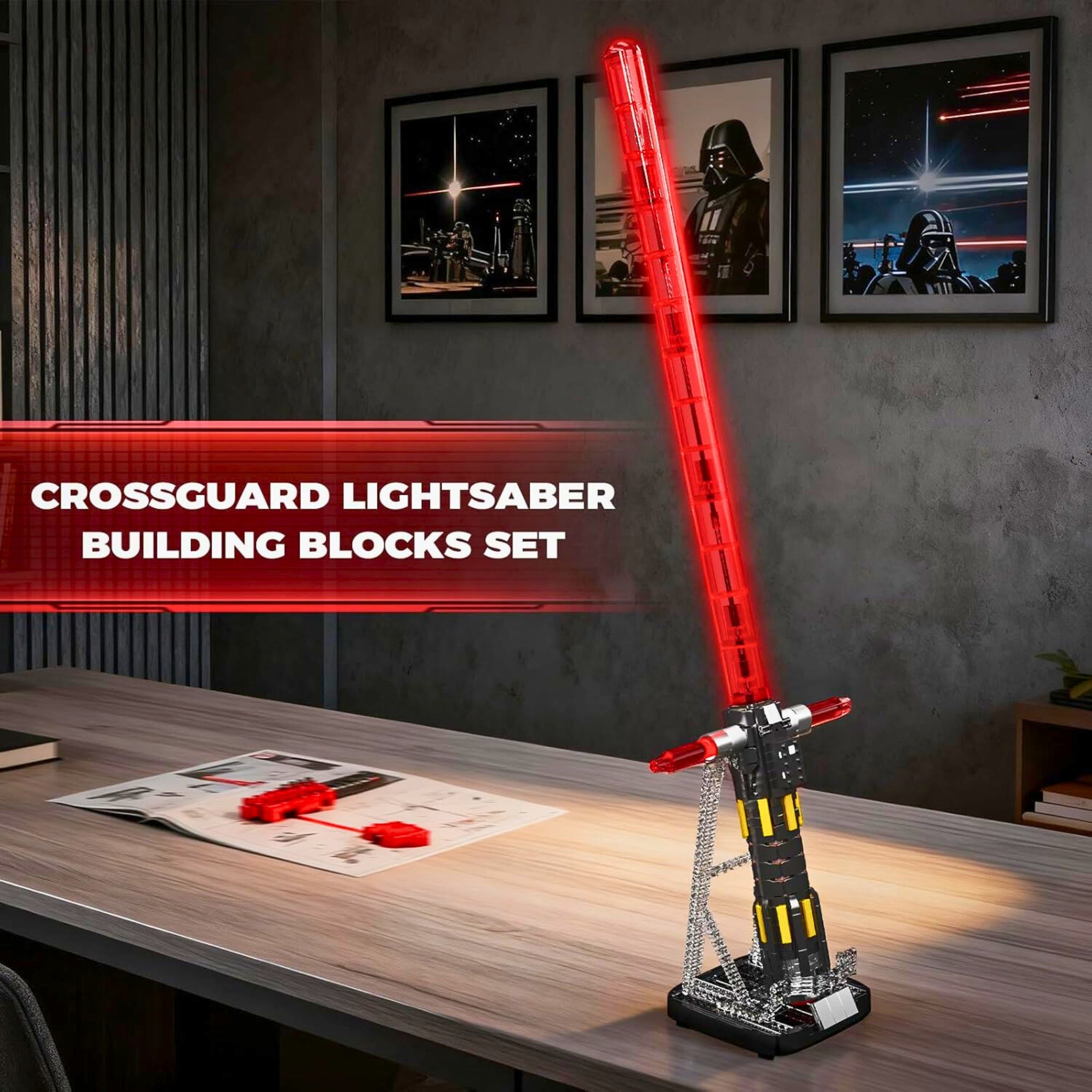 Crossguard Luminous Lightsaber Block Set-3