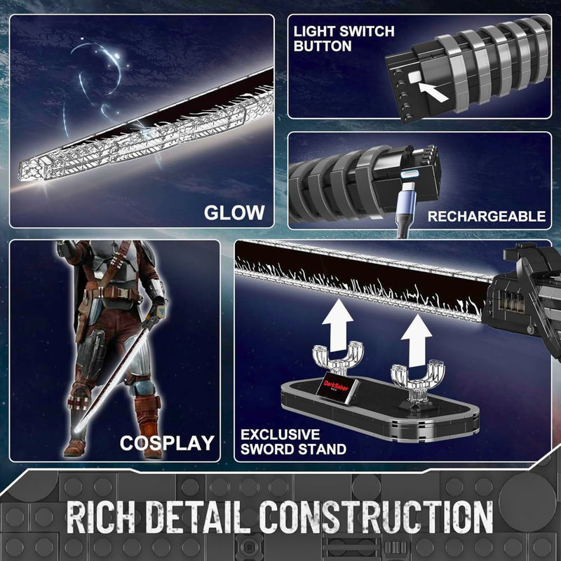 Dark Saber Luminous Lightsaber Block set-2