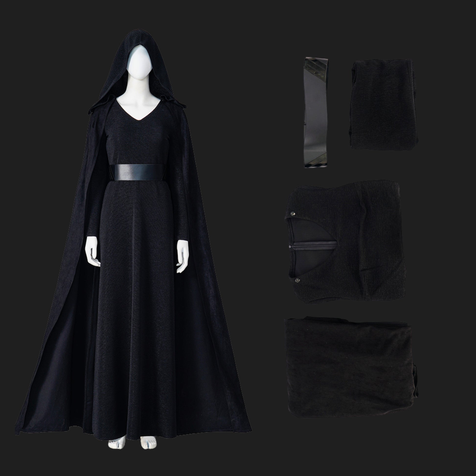 Rey Dark Side Cosplay Costume-1