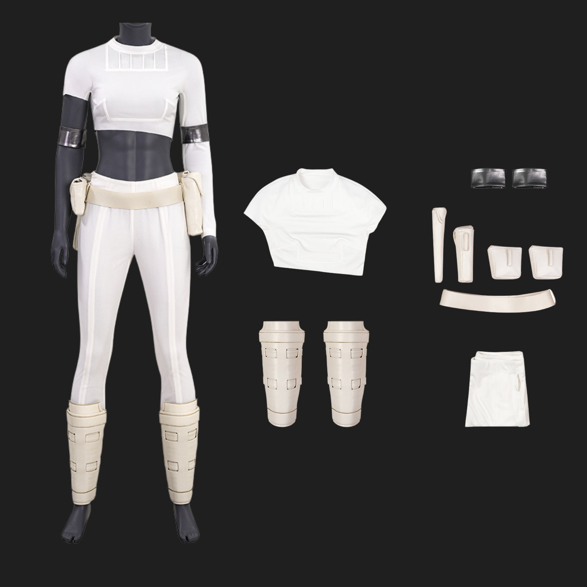 Padme Amidala - Short style Cosplay Costume-1