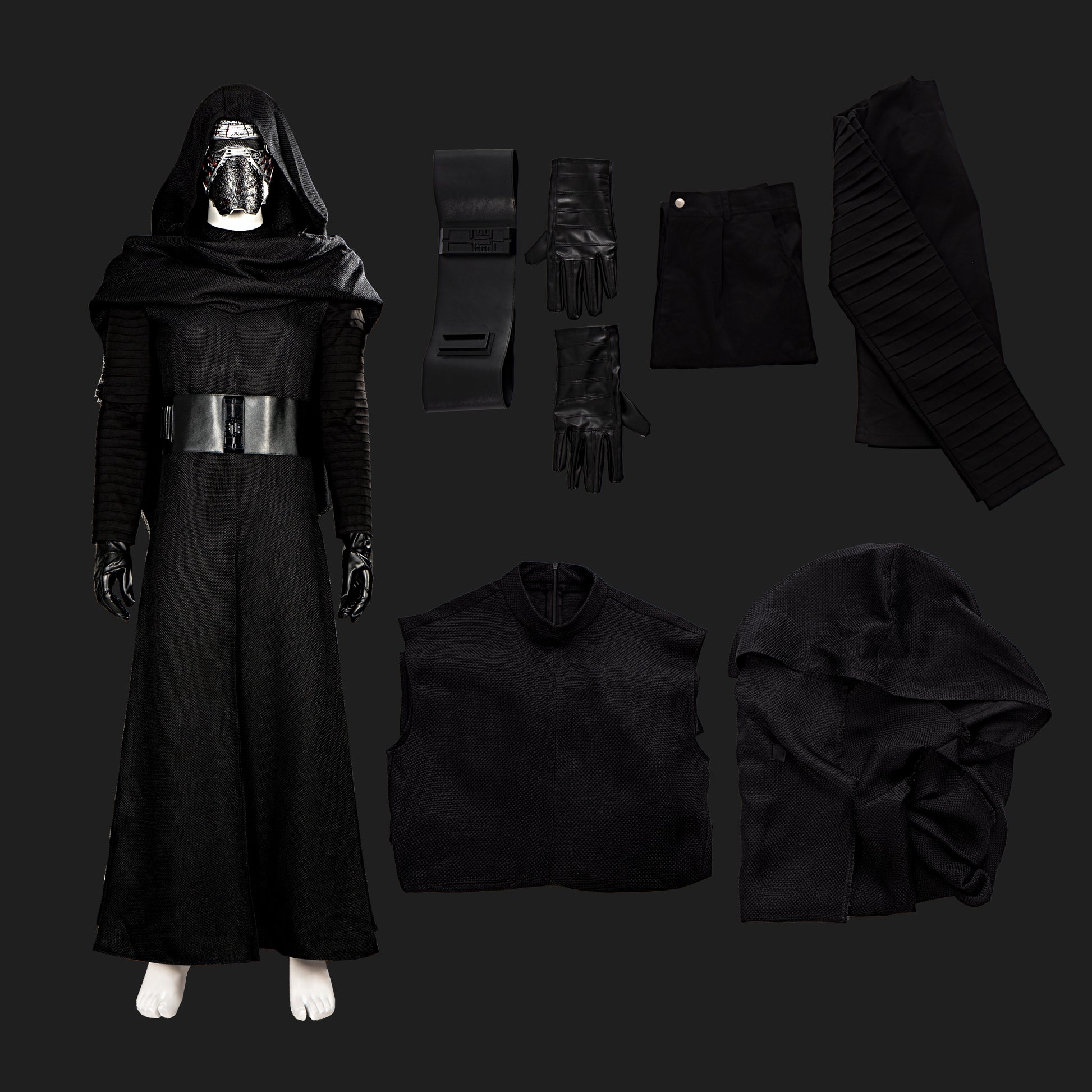 Kylo Ren Dark Side Cosplay Costume-1