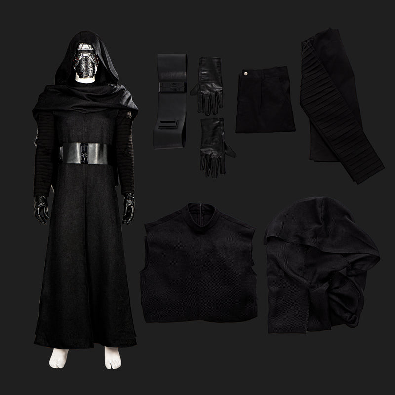 Kylo Ren Dark Side Cosplay Costume-1