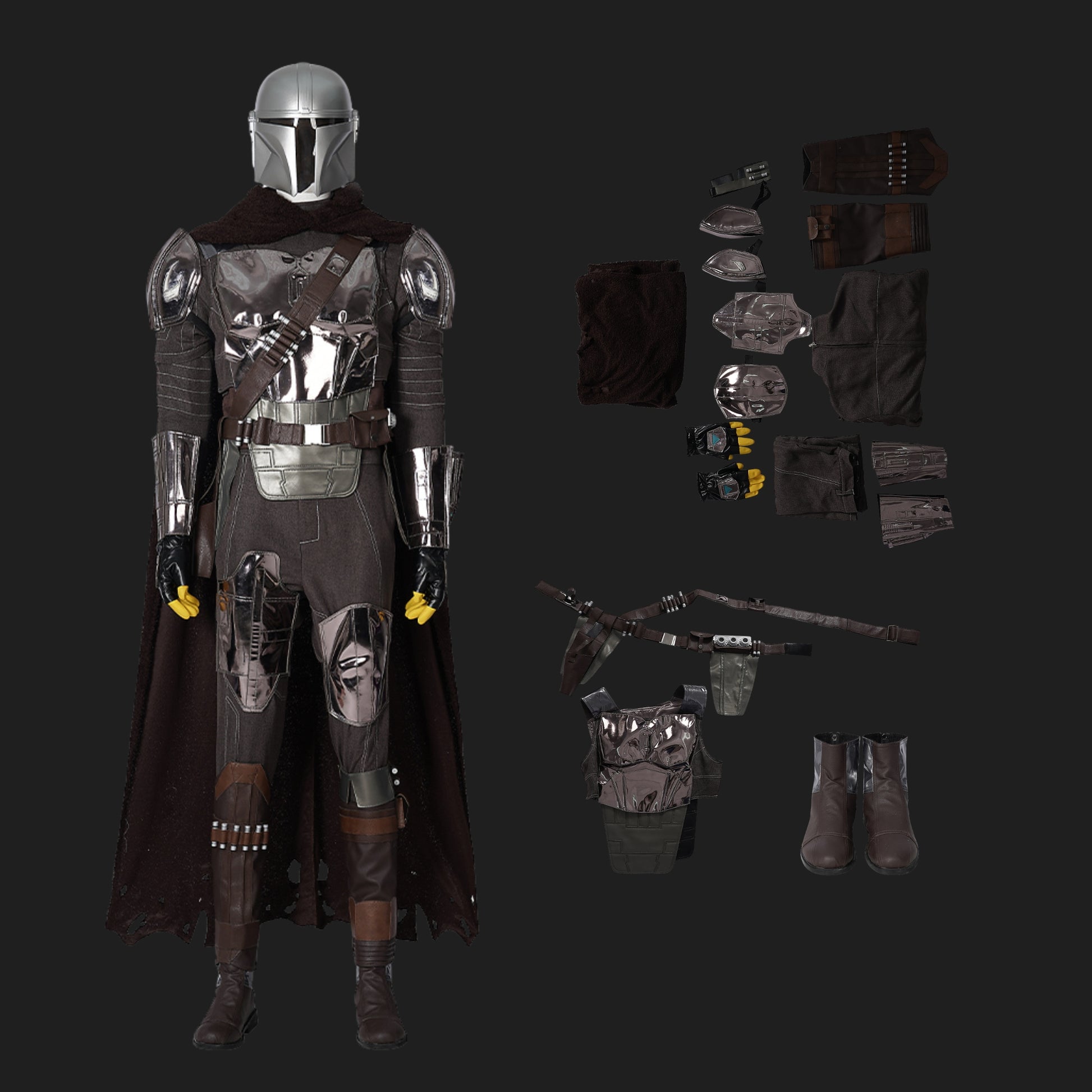 The Mandalorian S3 Din Djarin Cosplay Costumes-1