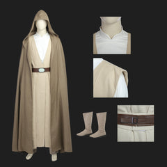 Luke Skywalker Star Wars 8 The Last Jedi Cosplay Costume-1