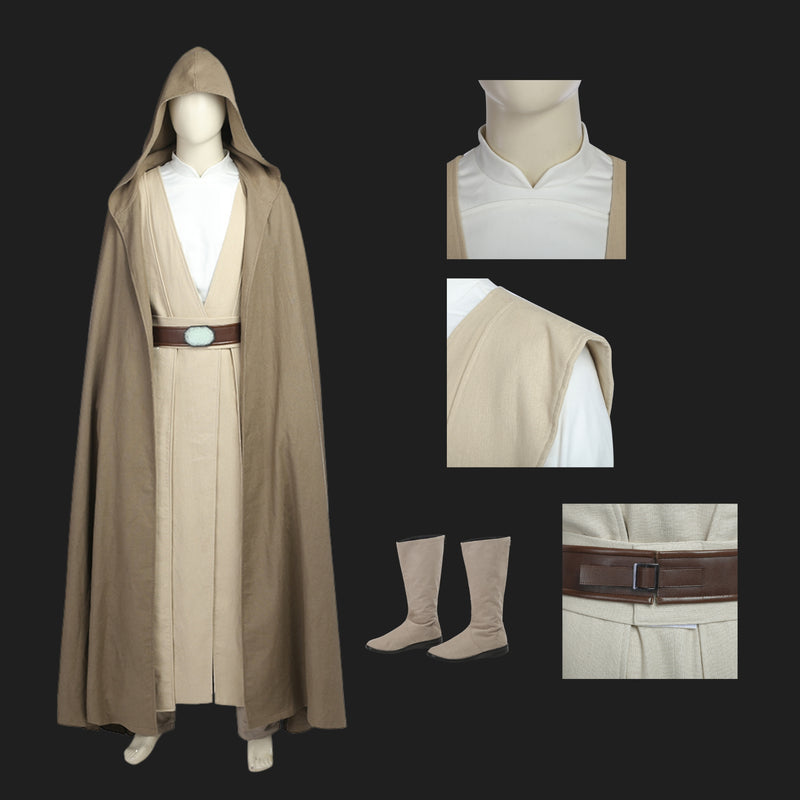 Luke Skywalker Star Wars 8 The Last Jedi Cosplay Costume-1