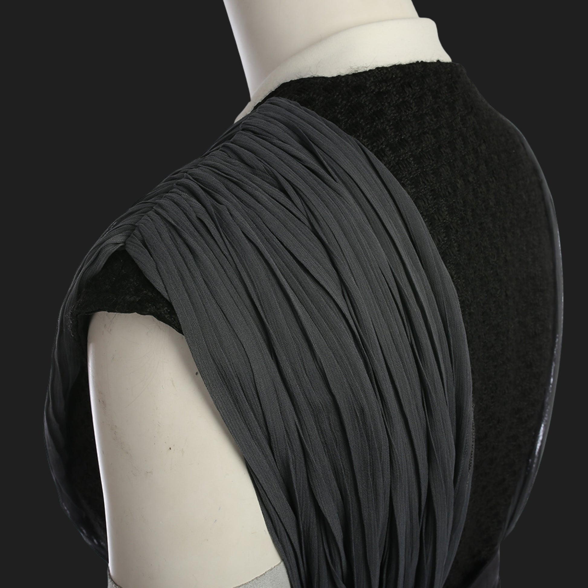 Rey Black Cosplay Costume-5