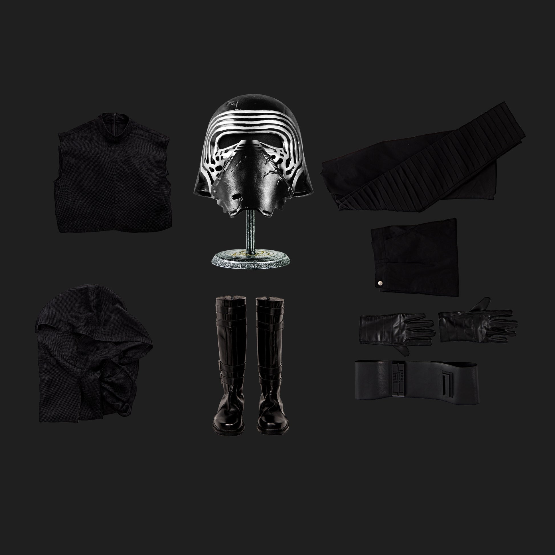 Kylo Ren Dark Side Cosplay Costume-15