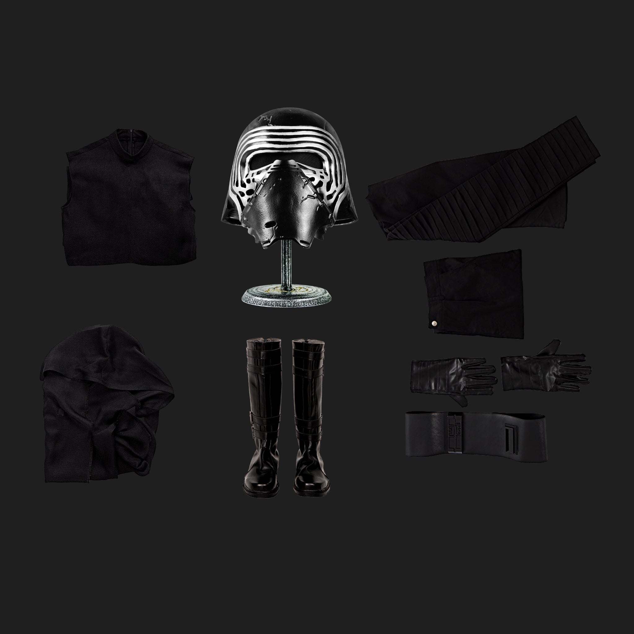 Kylo Ren Dark Side Cosplay Costume-15