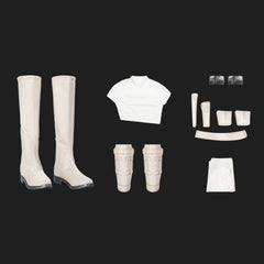 Padme Amidala - Short style Cosplay Costume-12