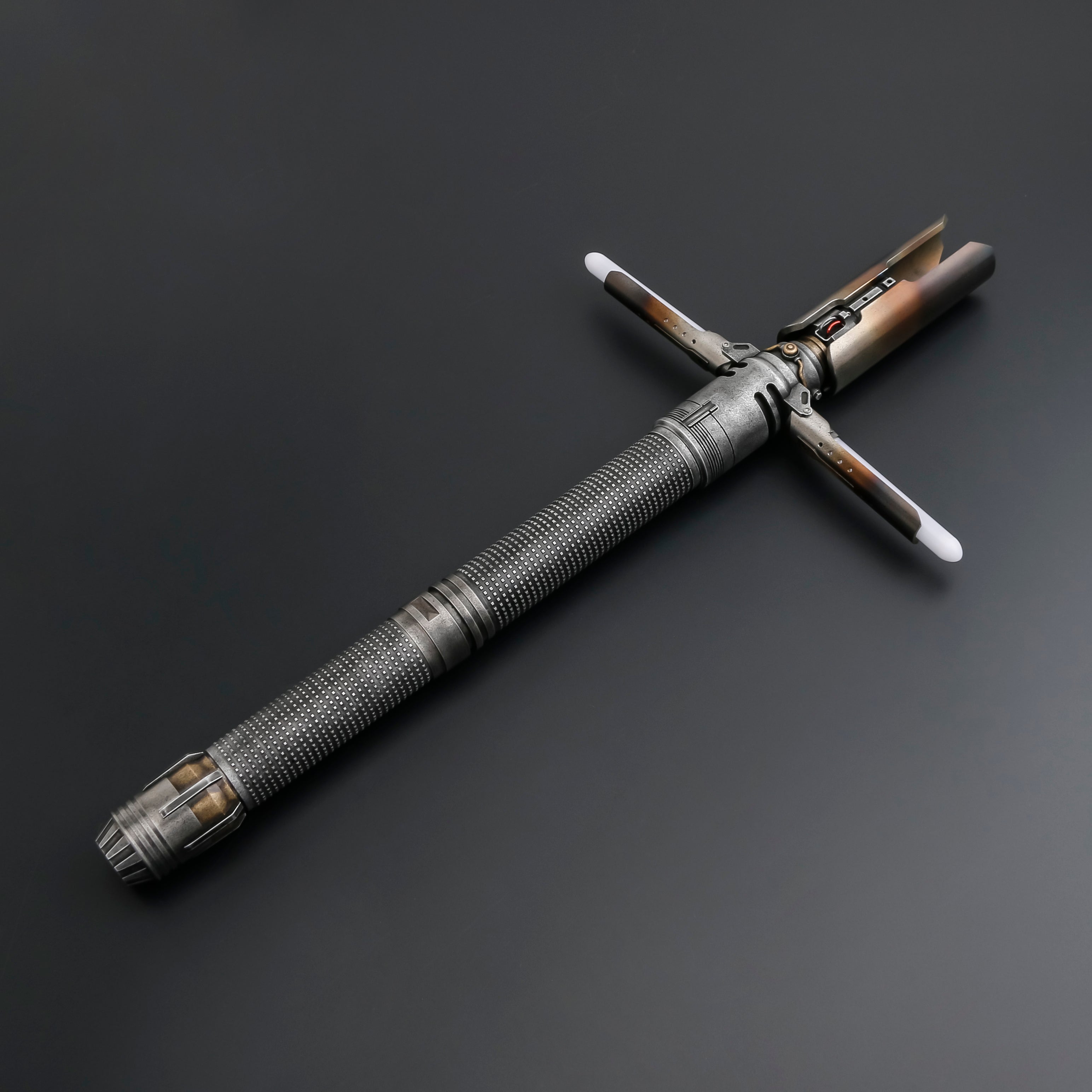 Weathered Cal Kestis Crossguard Lightsaber-4