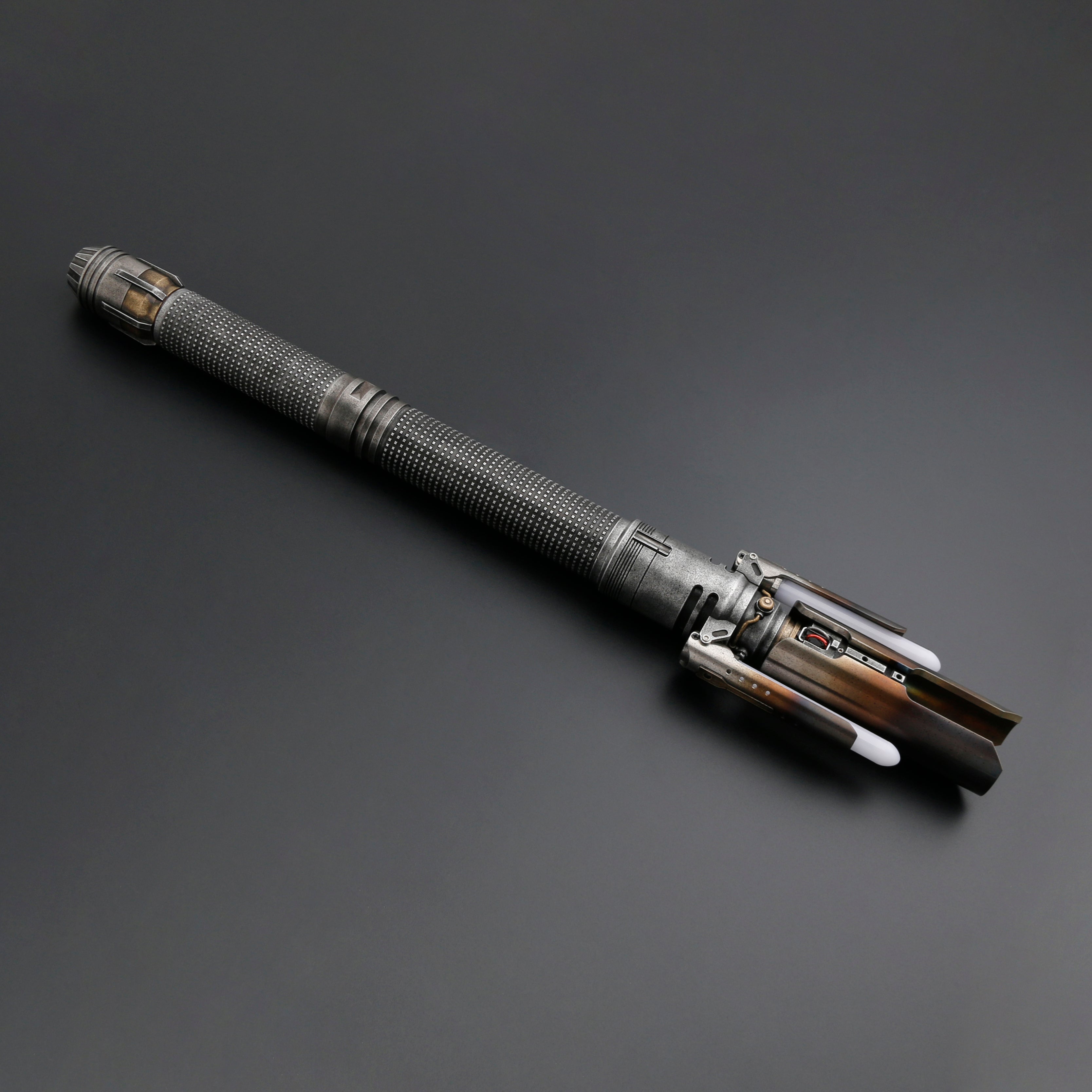 Weathered Cal Kestis Crossguard Lightsaber-5