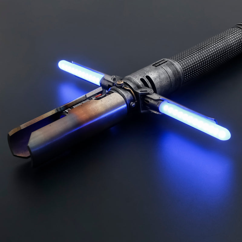 Weathered Cal Kestis Crossguard Lightsaber-6