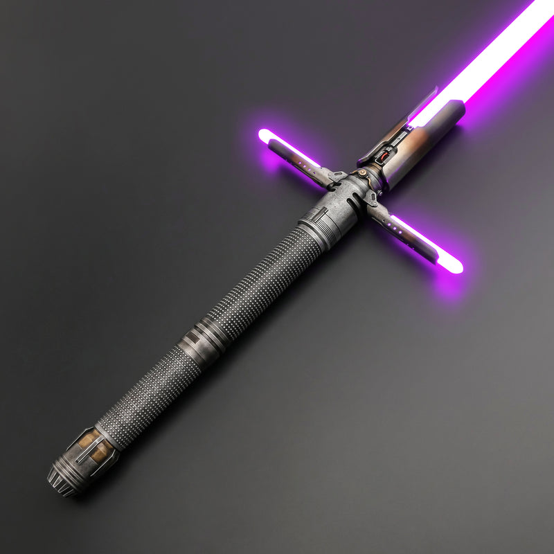 Weathered Cal Kestis Crossguard Lightsaber-1