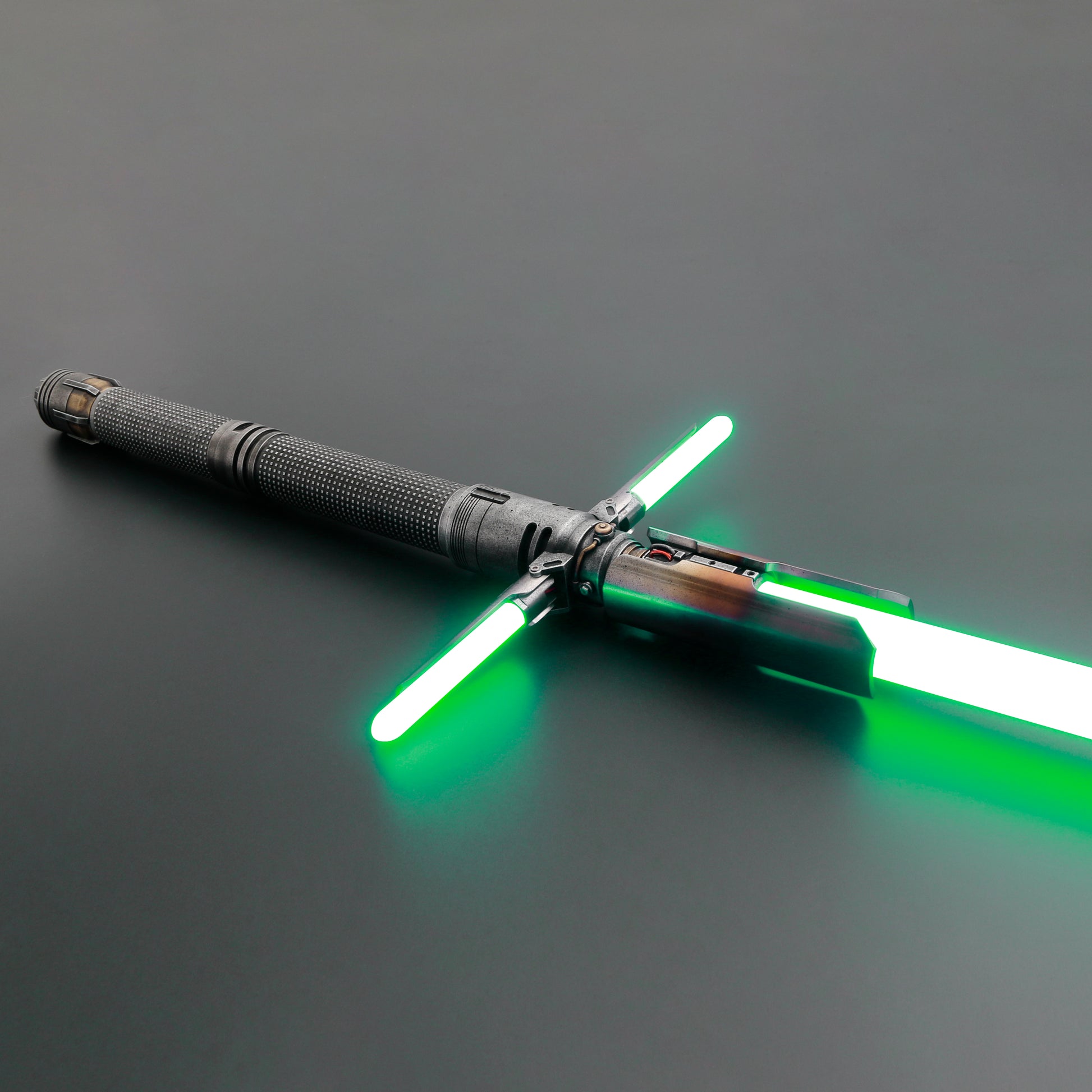 Weathered Cal Kestis Crossguard Lightsaber-12