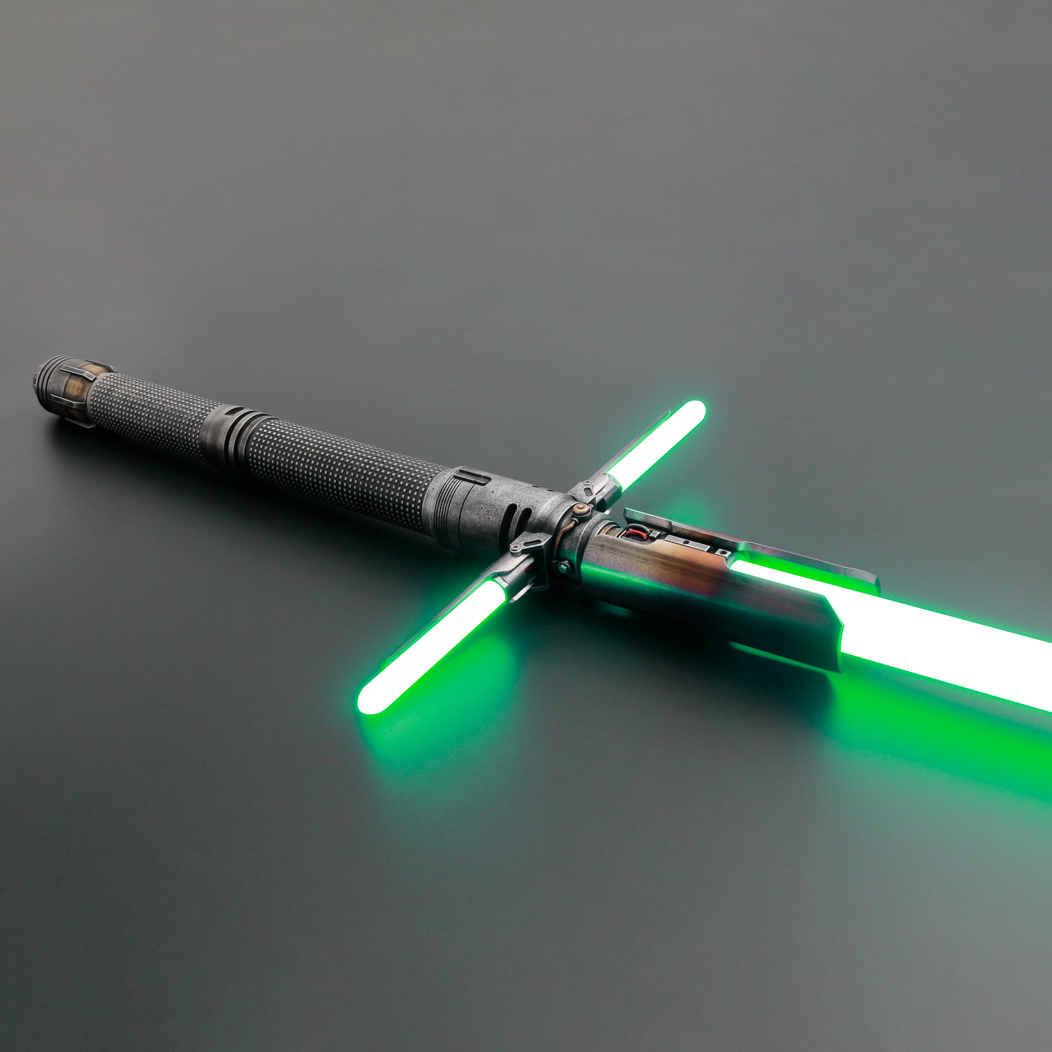 Weathered Cal Kestis Crossguard Lightsaber-12