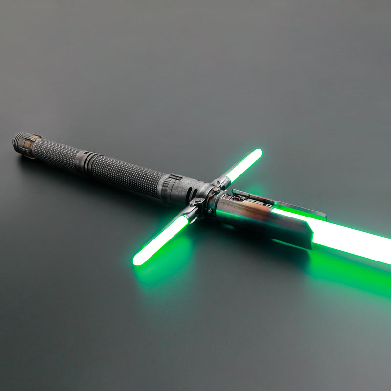 Weathered Cal Kestis Crossguard Lightsaber-12
