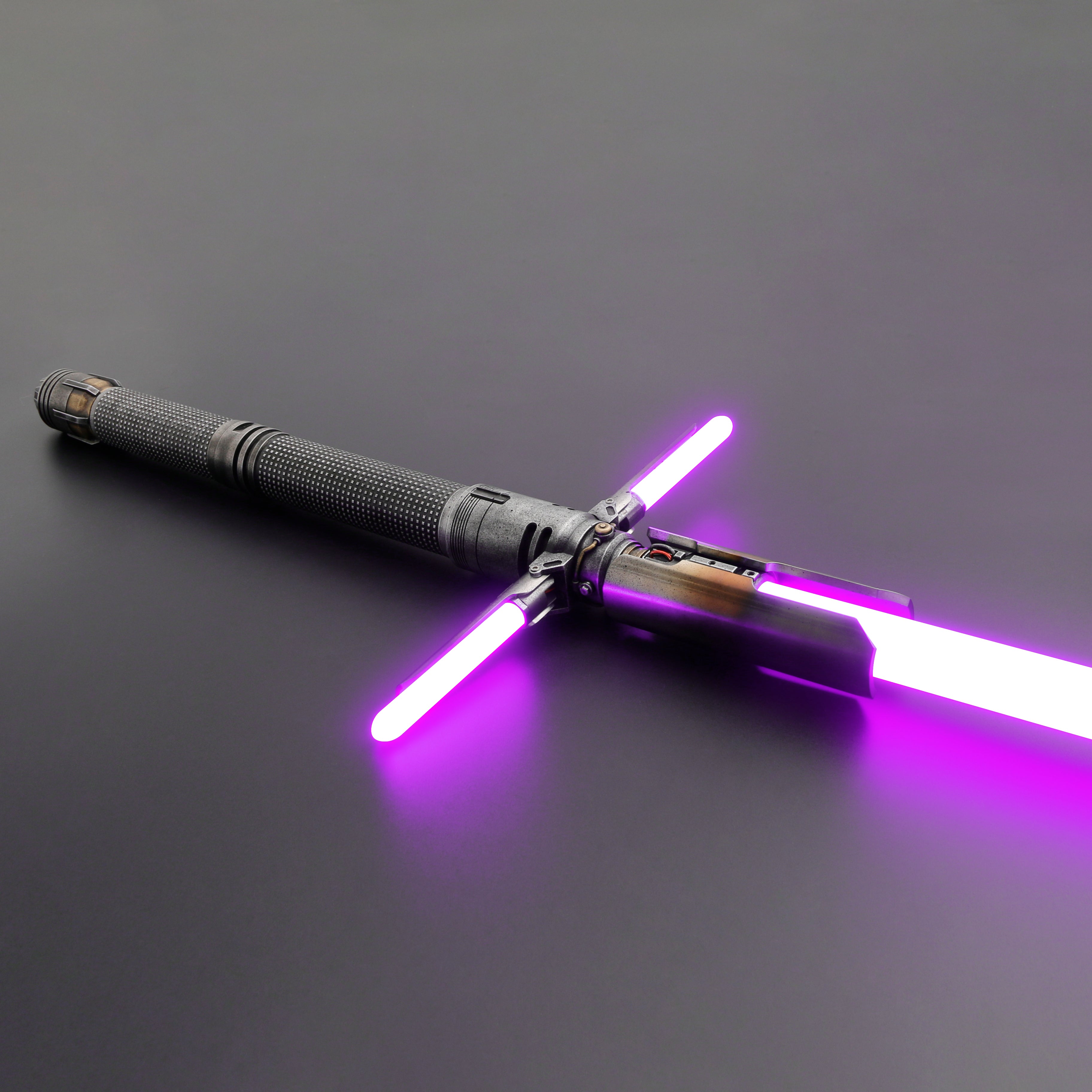 Weathered Cal Kestis Crossguard Lightsaber-13