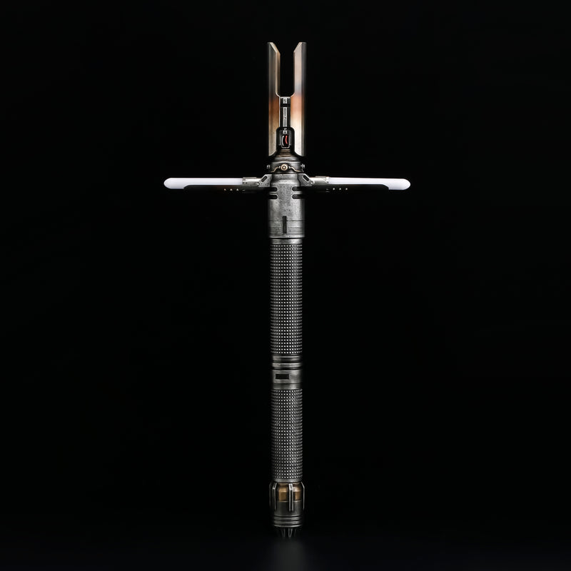 Weathered Cal Kestis Crossguard Lightsaber-17