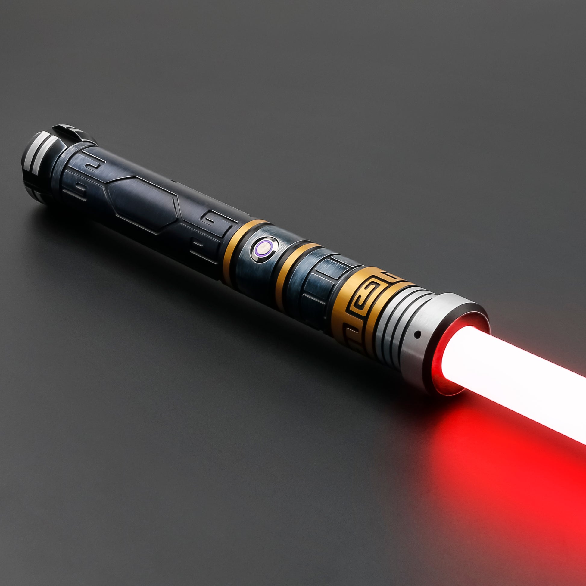 light saber / neopixel lightsaber / lightsabers uk / real lightsaber / realistic lightsaber / star wars lightsaber / lightsaber toy / star wars saber / lightsaber colors / black lightsaber / light sword star wars / Acolyte Weathered Duelling Lightsaber