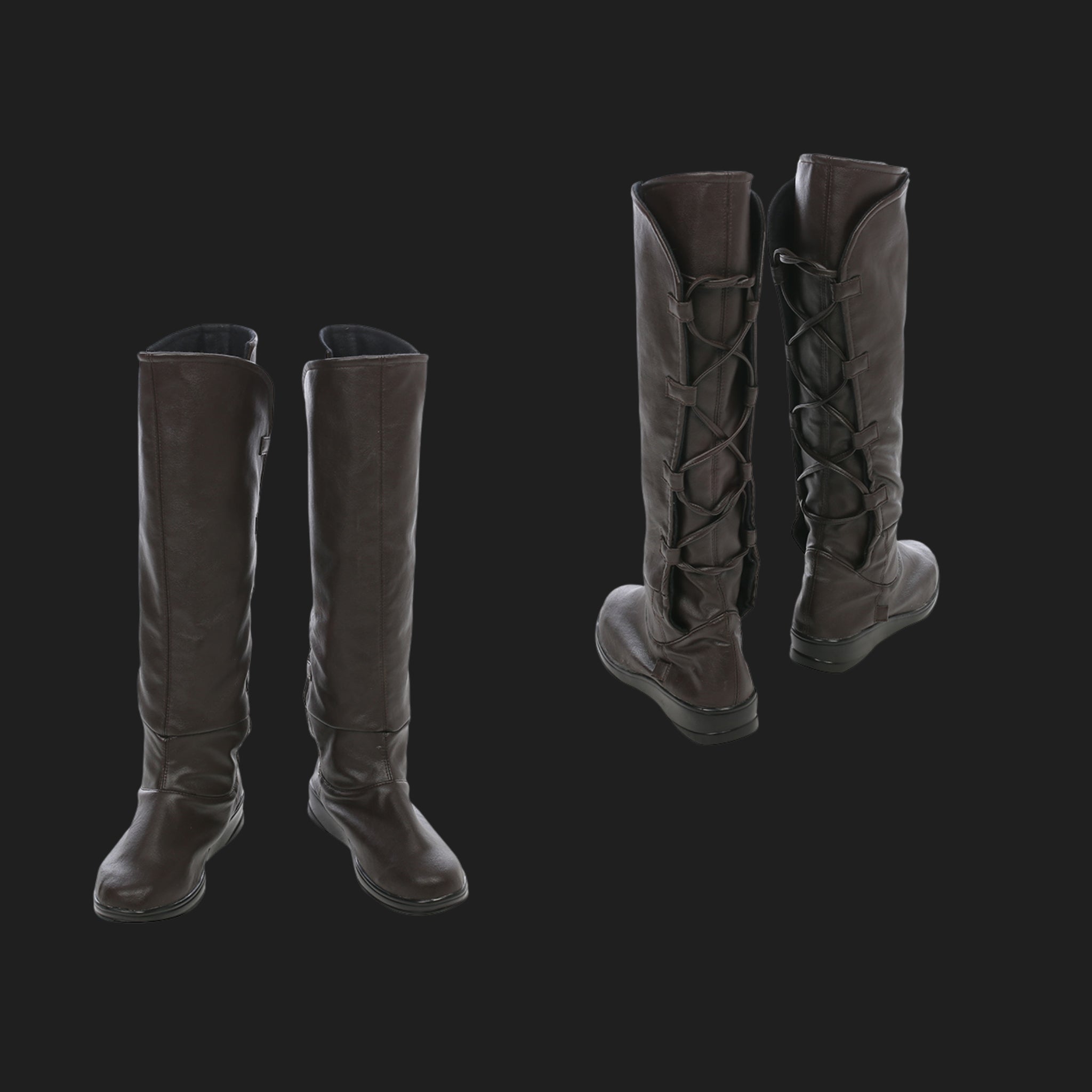 Rey Black Cosplay Costume-10