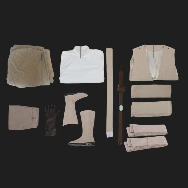 Luke Skywalker Star Wars 8 The Last Jedi Cosplay Costume-14