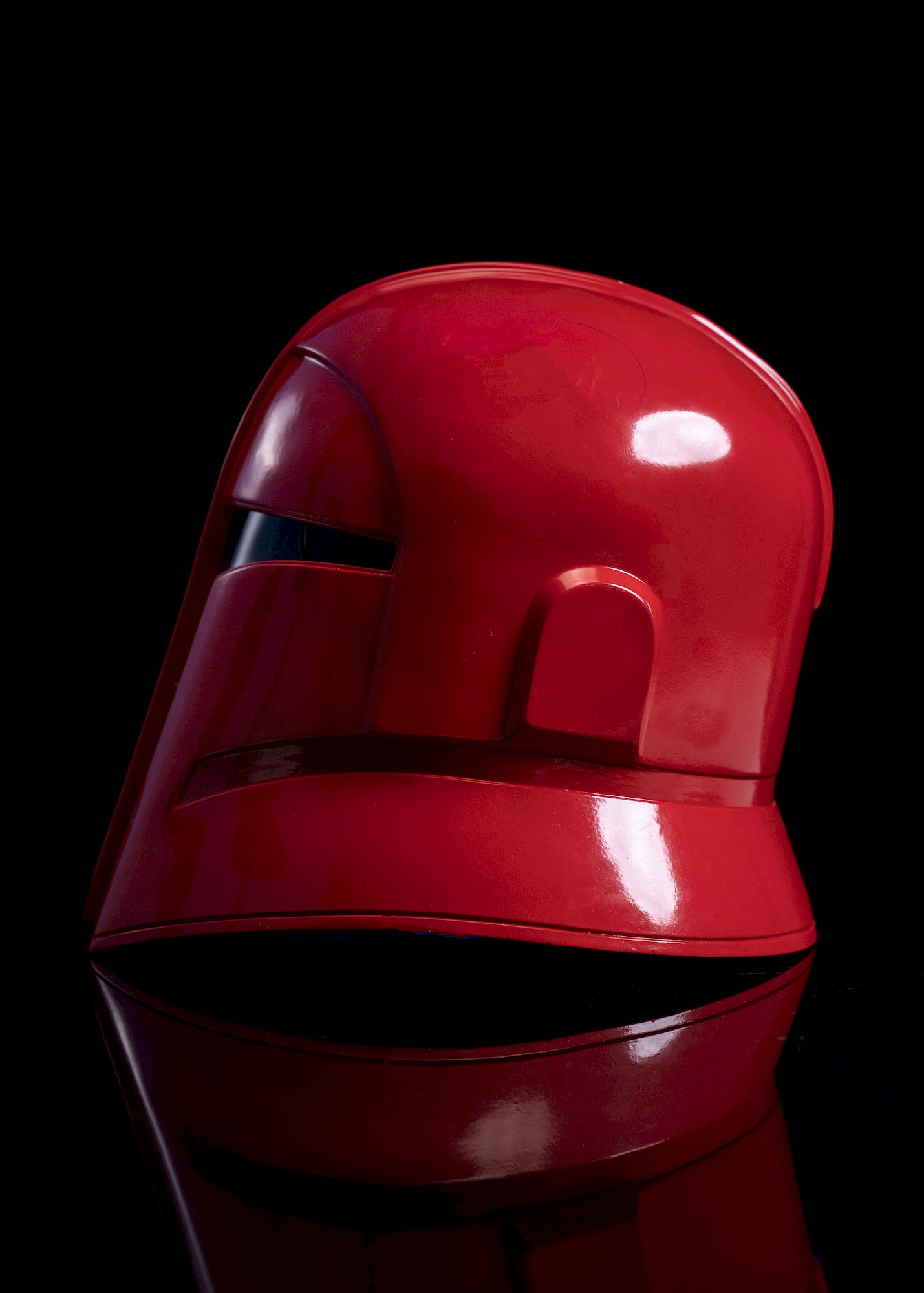 Praetorian Guard Helmet left side view red helmet