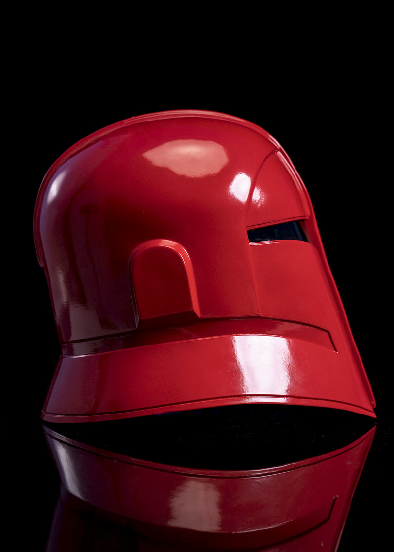 Praetorian Guard Helmet right side view red helmet